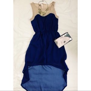 Honey Punch High Low Mesh Dress